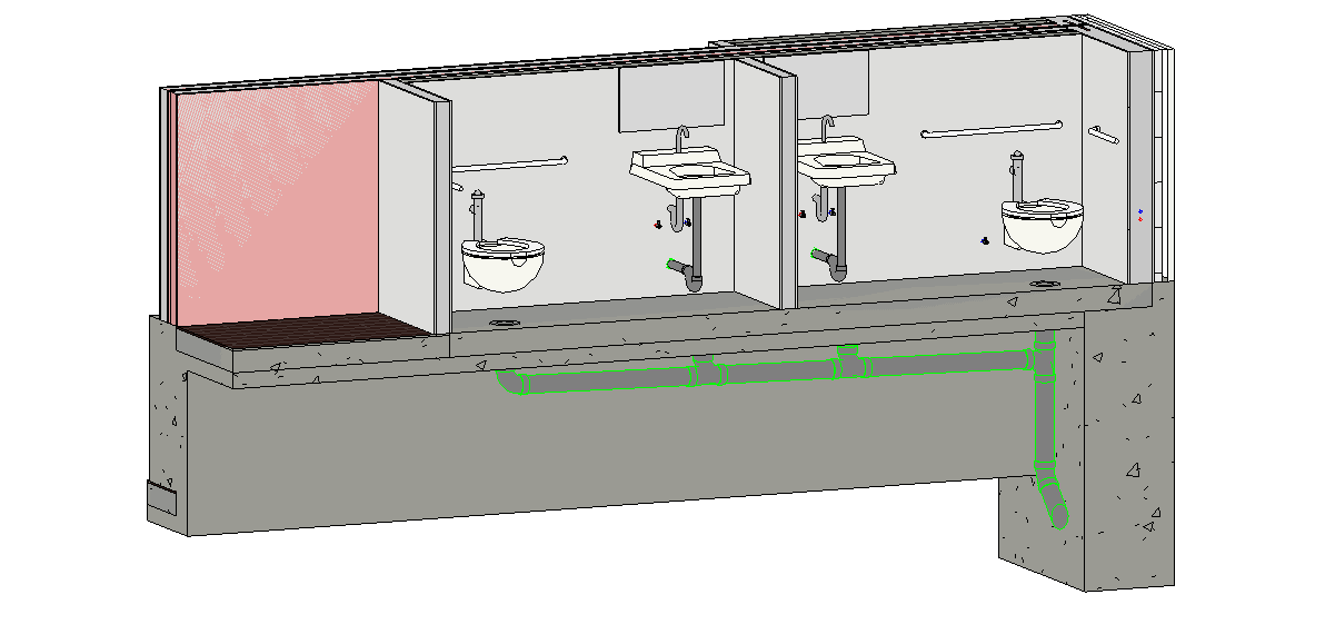 Plumbing Copilot routing in Revit